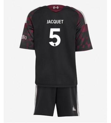 Liverpool Jeremy Jacquet #5 Replika Tredje Tröja Barn 2026-27 Kortärmad (+ Korta byxor)